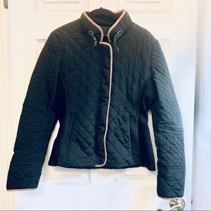 ZARA Black Quilted Jacket